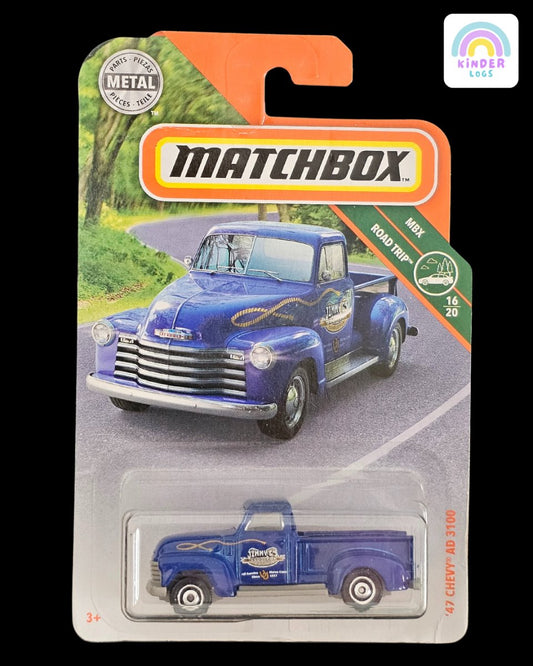 Matchbox 1947 Chevy AD 3100 Pickup Truck - Kinder Logs
