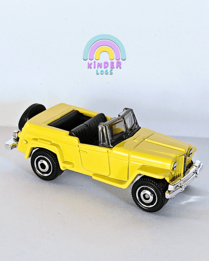 Matchbox 1948 Willys Jeepster - Blue (Uncarded - New) - Kinder Logs