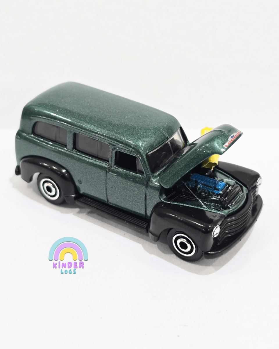 Matchbox 1950 Chevy Suburban - Moving Parts (Uncarded) - Kinder Logs