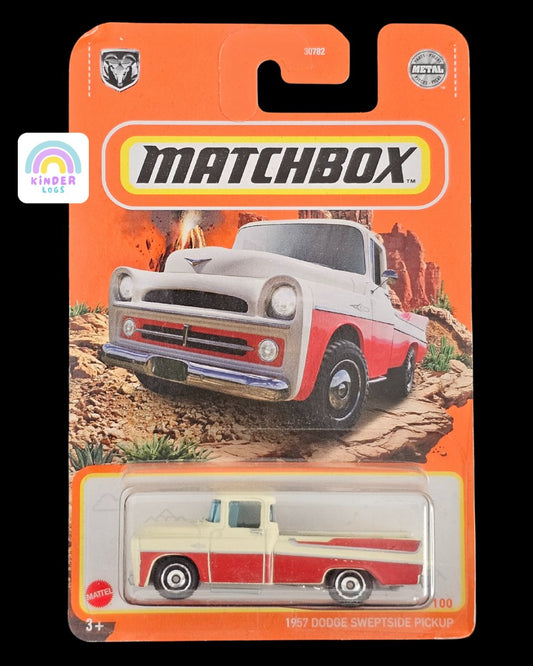 Matchbox 1957 Dodge Sweptside Pickup Truck - Kinder Logs