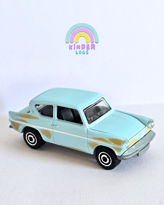 Matchbox 1962 Ford Anglia Harry Potter Edition (Uncarded - New) - Kinder Logs