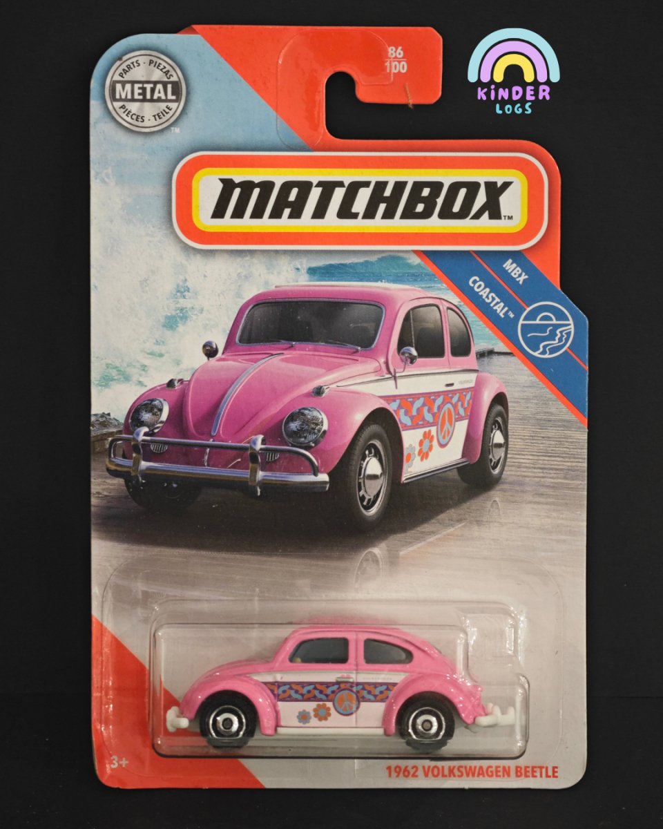 Matchbox 1962 Volkswagen Beetle (Pink Color) - Kinder Logs