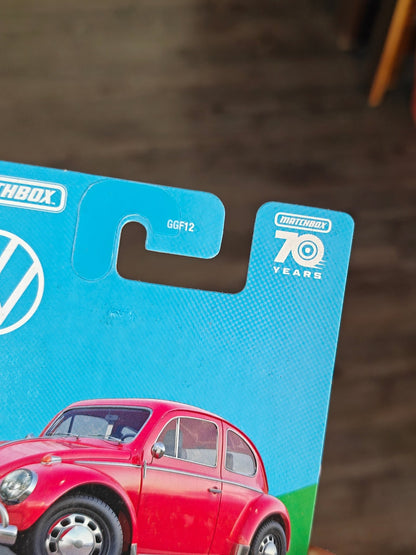 Matchbox 1962 Volkswagen Beetle - Red (Imported) - Kinder Logs