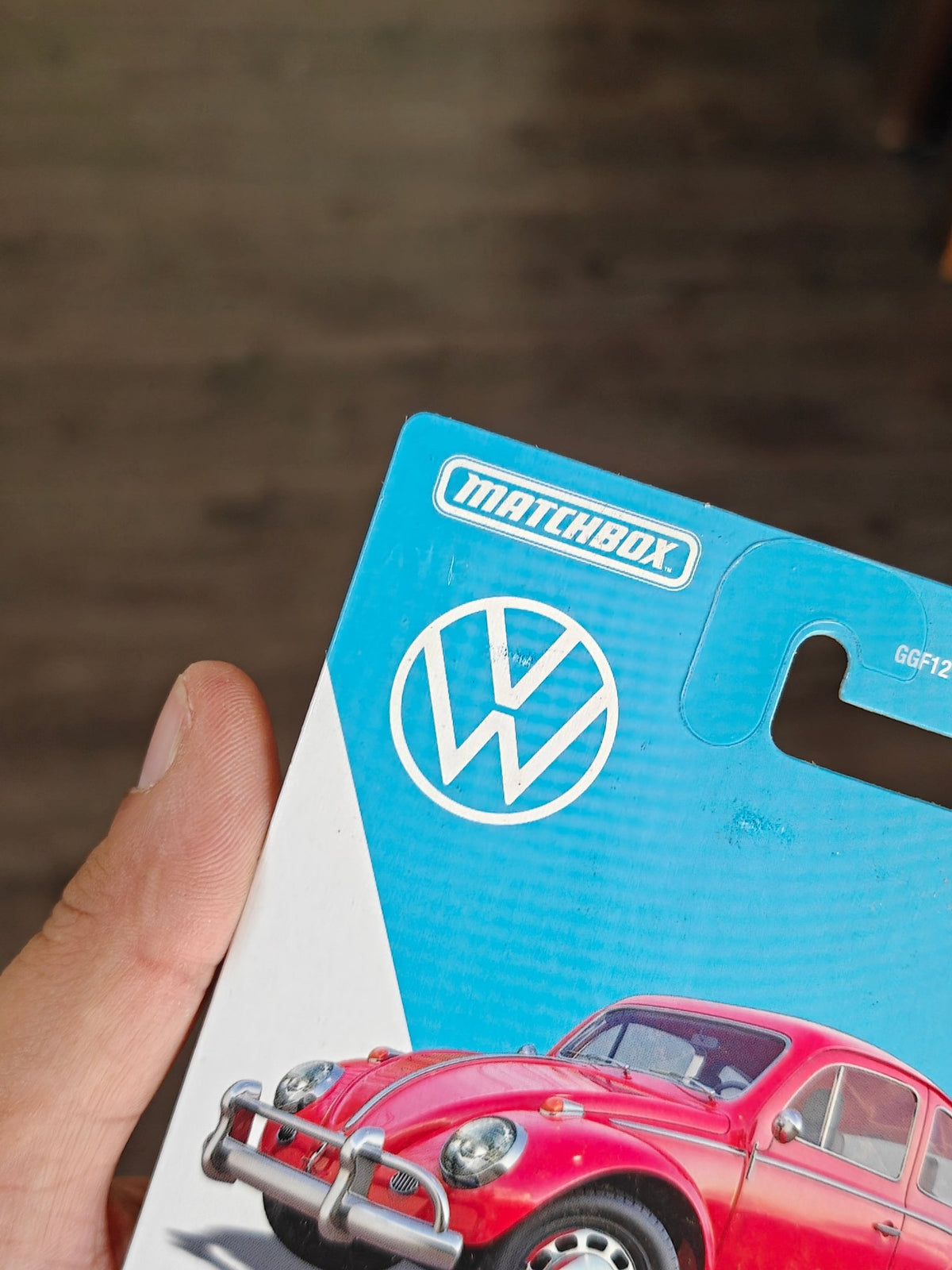 Matchbox 1962 Volkswagen Beetle - Red (Imported) - Kinder Logs