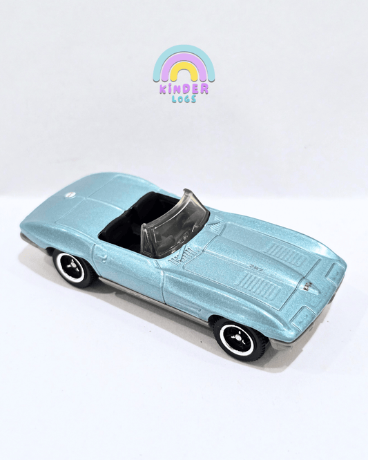 Matchbox 1963 Chevy Corvette - Blue (Uncarded) - Kinder Logs
