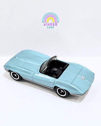 Matchbox 1963 Chevy Corvette - Blue (Uncarded) - Kinder Logs