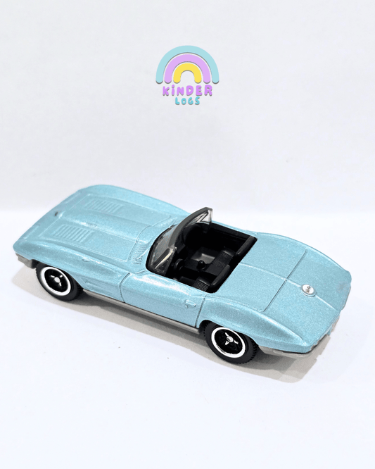 Matchbox 1963 Chevy Corvette - Blue (Uncarded) - Kinder Logs