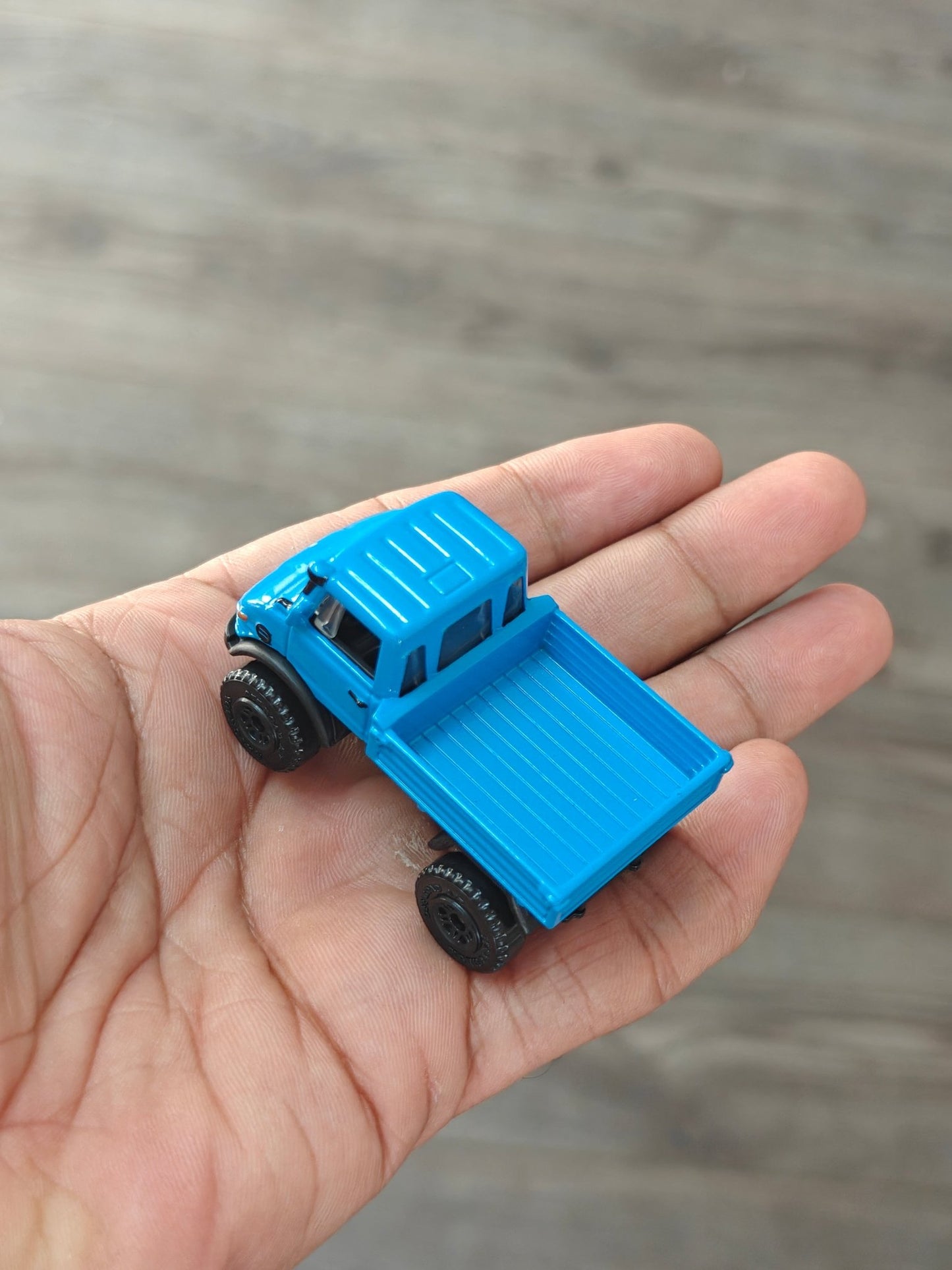 Matchbox 1963 Mercedes UNIMOG 406 - Blue (Uncarded - New) - Kinder Logs