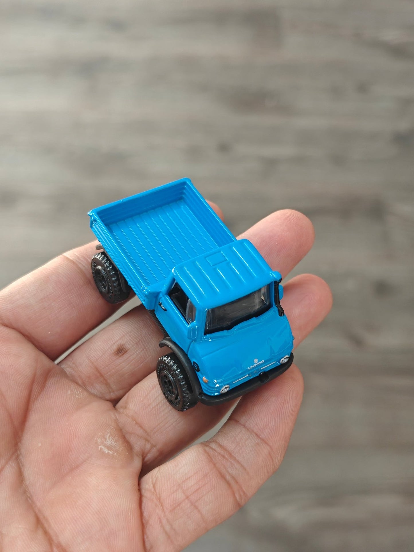 Matchbox 1963 Mercedes UNIMOG 406 - Blue (Uncarded - New) - Kinder Logs