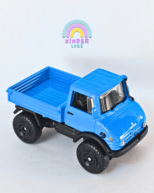 Matchbox 1963 Mercedes UNIMOG 406 - Blue (Uncarded - New) - Kinder Logs