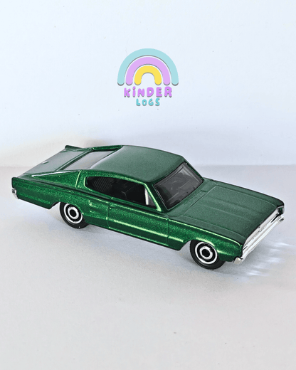 Matchbox 1966 Dodge Charger - Green (Uncarded - New) - Kinder Logs