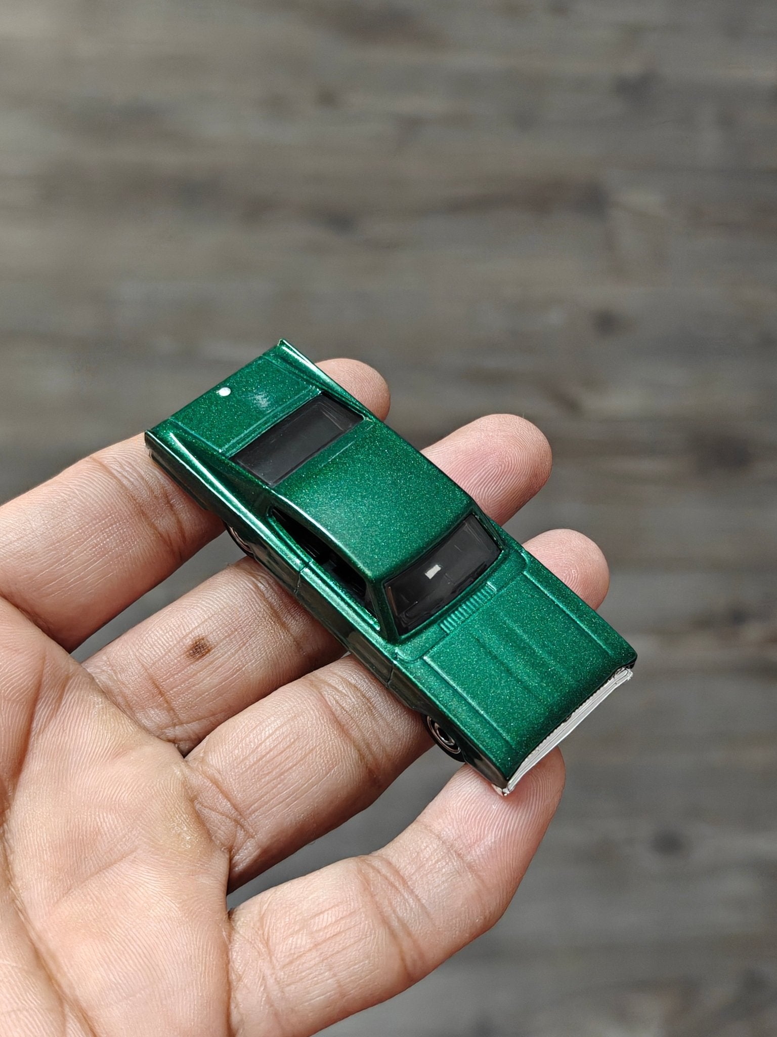 Matchbox 1966 Dodge Charger - Green (Uncarded - New) - Kinder Logs