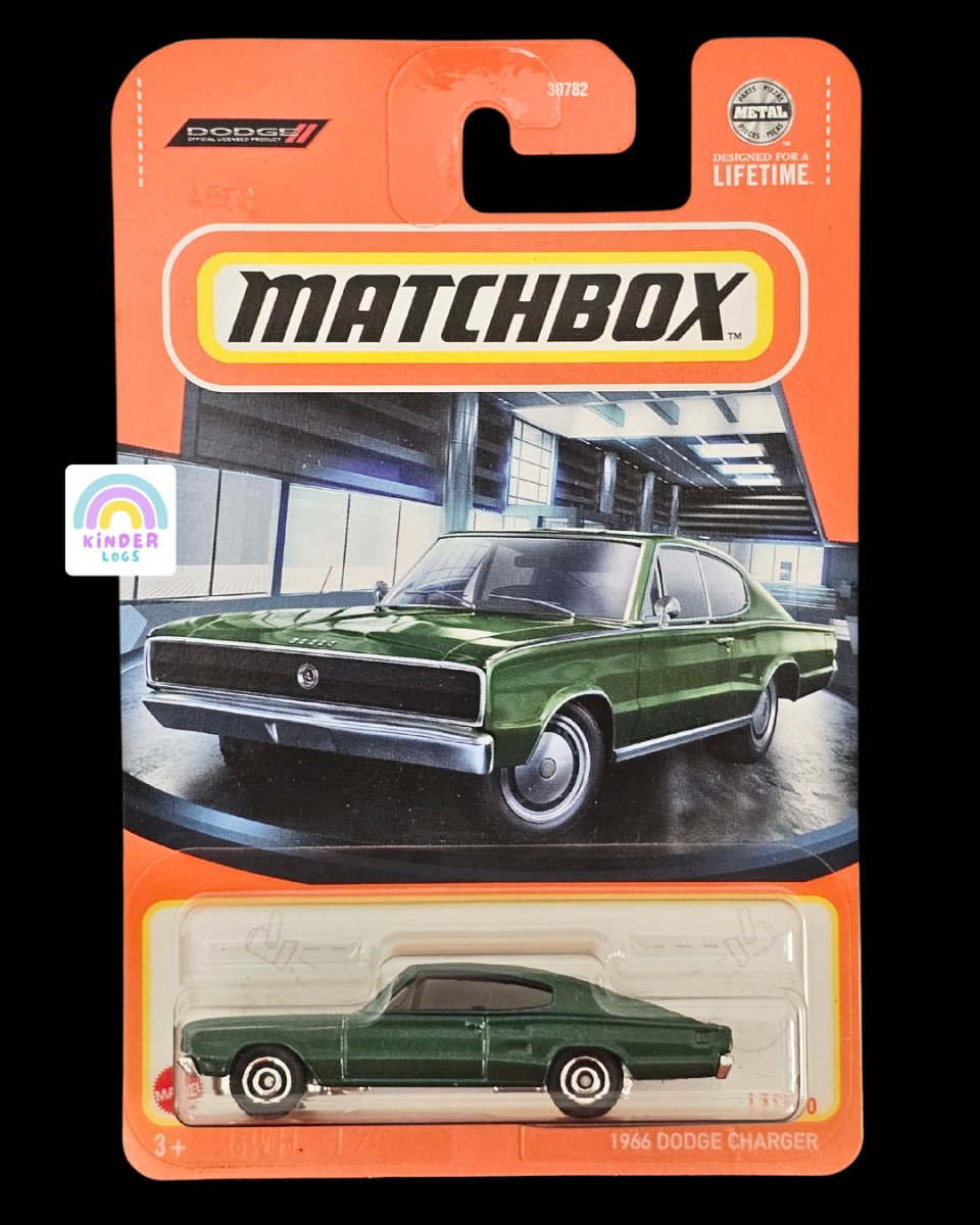 Matchbox 1966 Dodge Charger Muscle Car - Kinder Logs