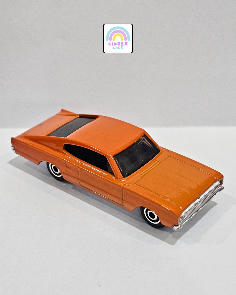 Matchbox 1966 Dodge Charger - Orange Color (Uncarded) - Kinder Logs