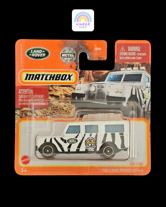 Matchbox 1966 Land Rover Gen II Model - Kinder Logs