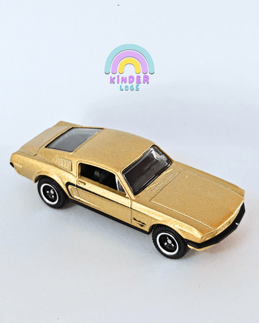Matchbox 1968 Ford Mustang Fastback - Gold (Uncarded - New) - Kinder Logs