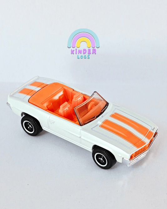 Matchbox 1969 Camaro SS 396 - White (Uncarded - New) - Kinder Logs