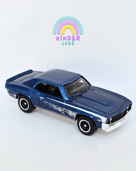 Matchbox 1969 Chevrolet Camaro - Blue (Uncarded - New) - Kinder Logs