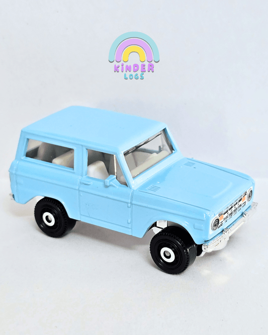 Matchbox 1970 Ford Bronco - Baby Blue (Uncarded - New) - Kinder Logs