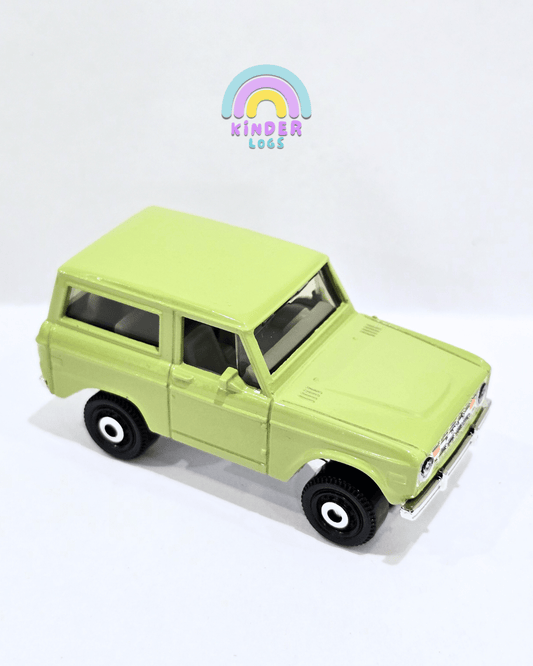 Matchbox 1970 Ford Bronco - Light Green (Uncarded) - Kinder Logs