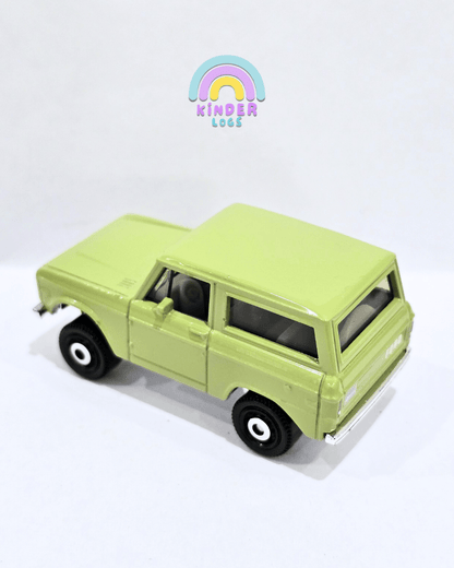 Matchbox 1970 Ford Bronco - Light Green (Uncarded) - Kinder Logs