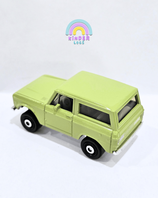 Matchbox 1970 Ford Bronco - Light Green (Uncarded) - Kinder Logs