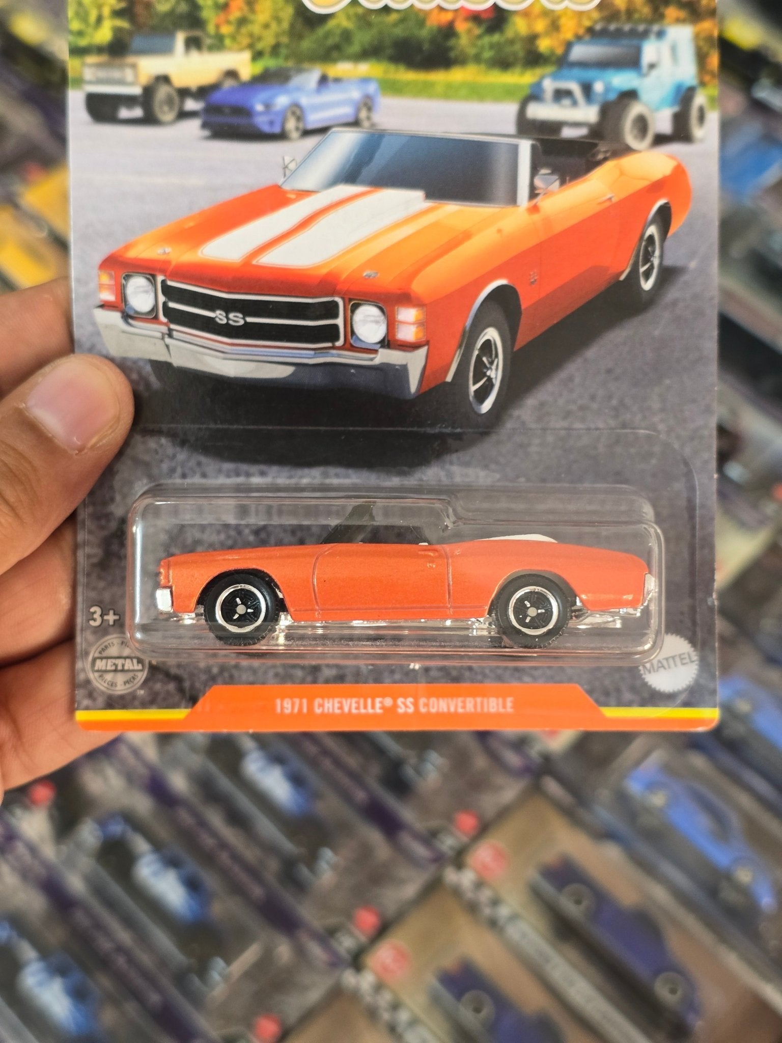 Matchbox 1971 Chevrolet Chevelle SS Convertible (Imported) - Kinder Logs