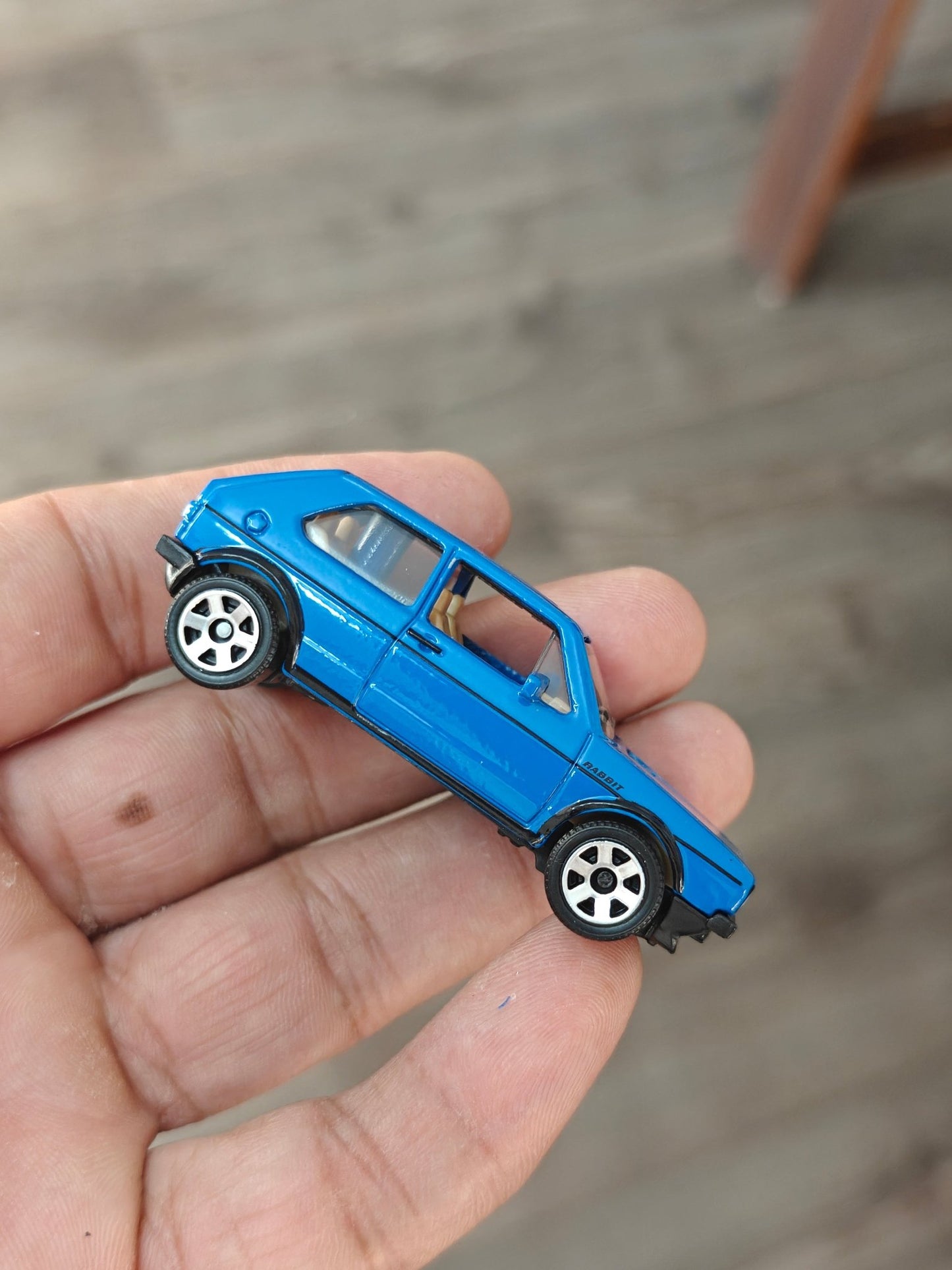 Matchbox 1976 Volkswagen Golf MK1 GTI - Blue (Uncarded - New) - Kinder Logs