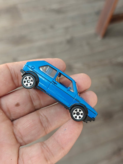 Matchbox 1976 Volkswagen Golf MK1 GTI - Blue (Uncarded - New) - Kinder Logs