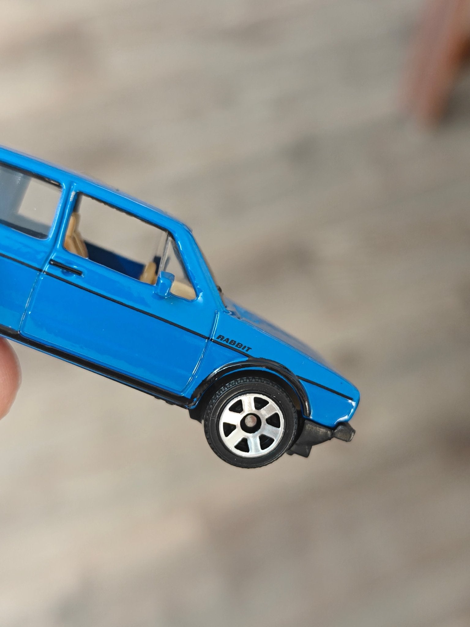 Matchbox 1976 Volkswagen Golf MK1 GTI - Blue (Uncarded - New) - Kinder Logs