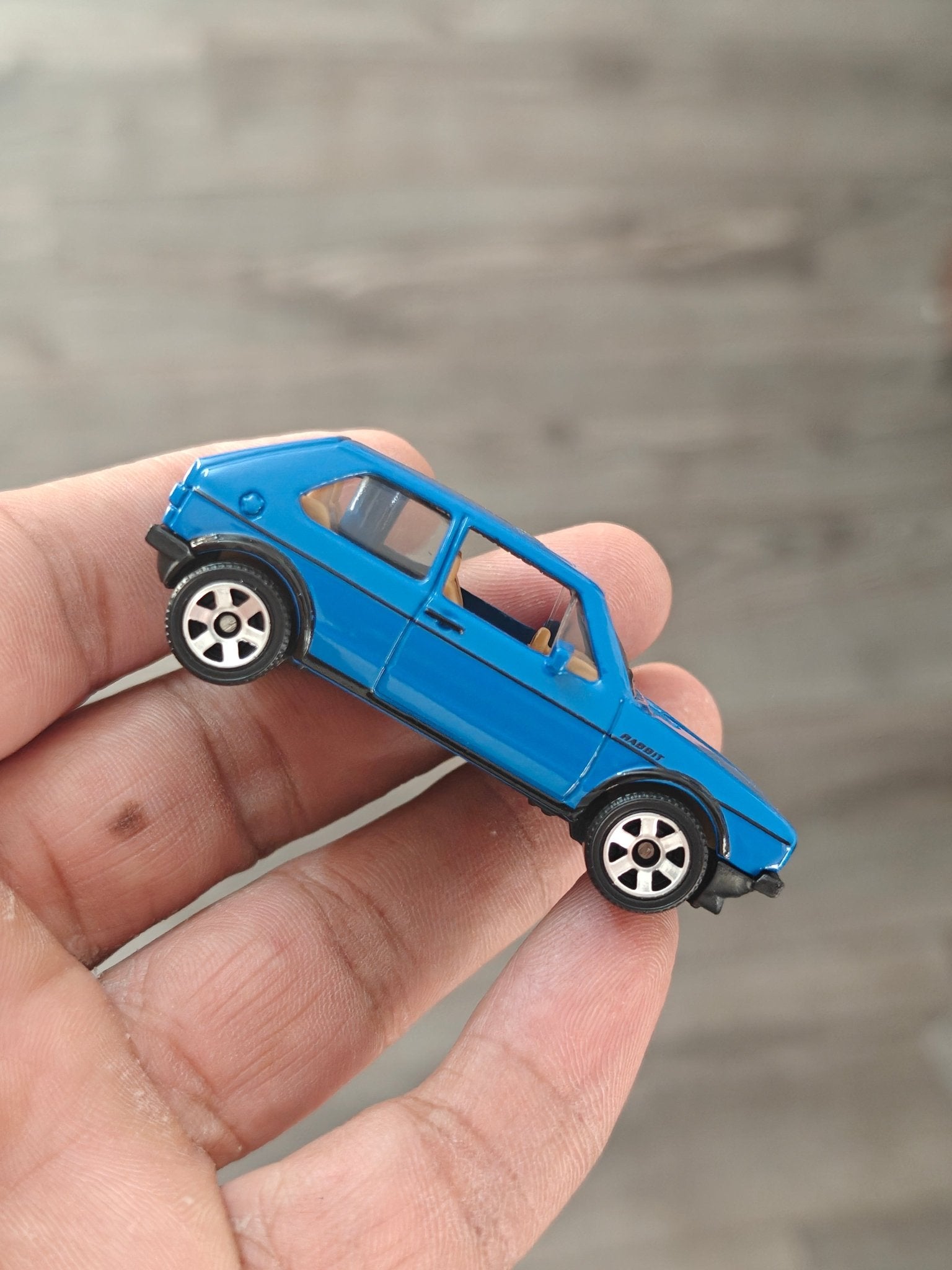 Matchbox 1976 Volkswagen Golf MK1 GTI - Blue (Uncarded - New) - Kinder Logs