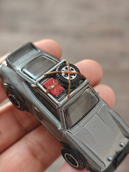 Matchbox 1985 Porsche 911 Rally - Grey (Uncarded) - Kinder Logs