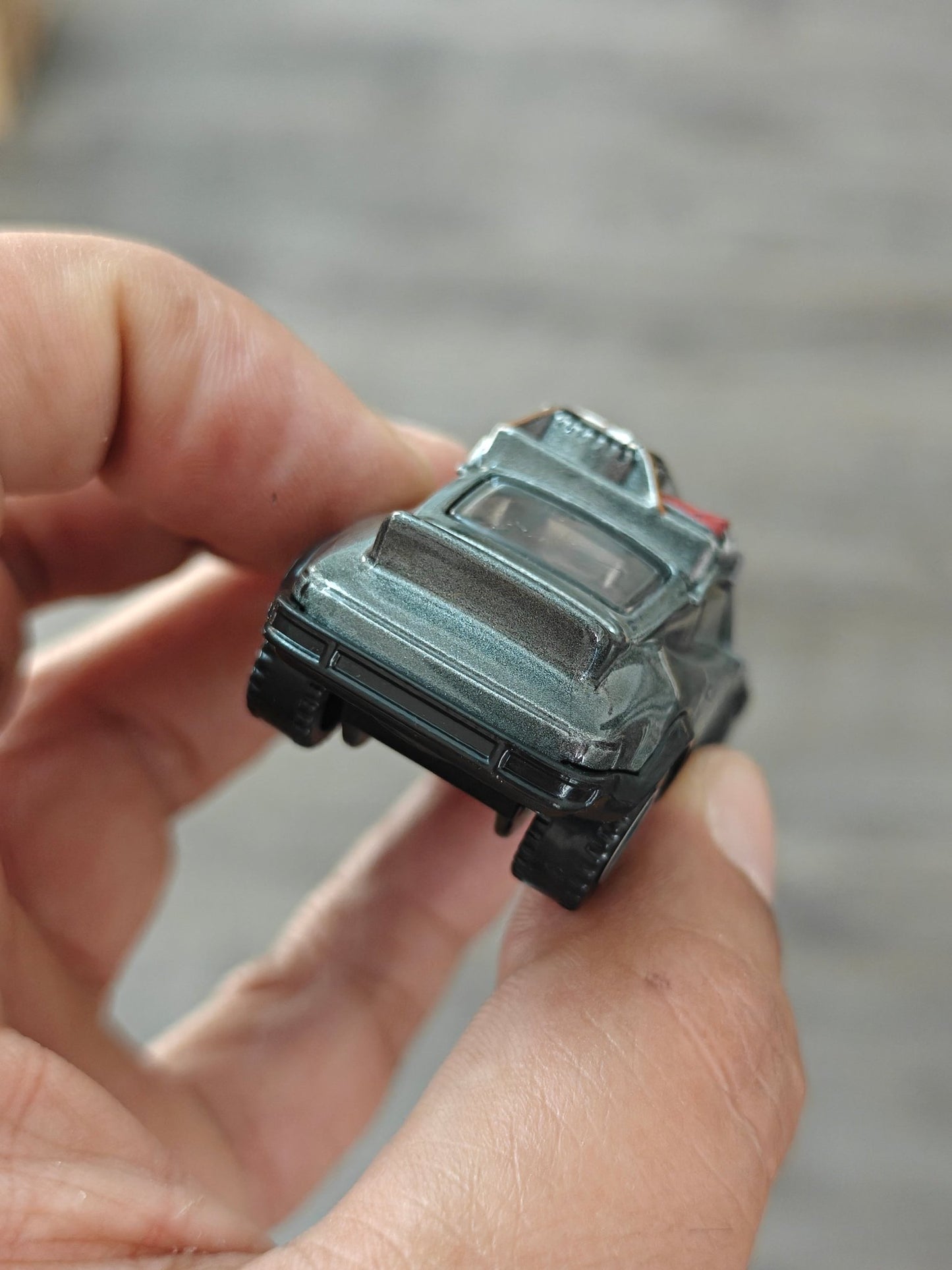 Matchbox 1985 Porsche 911 Rally - Grey (Uncarded) - Kinder Logs