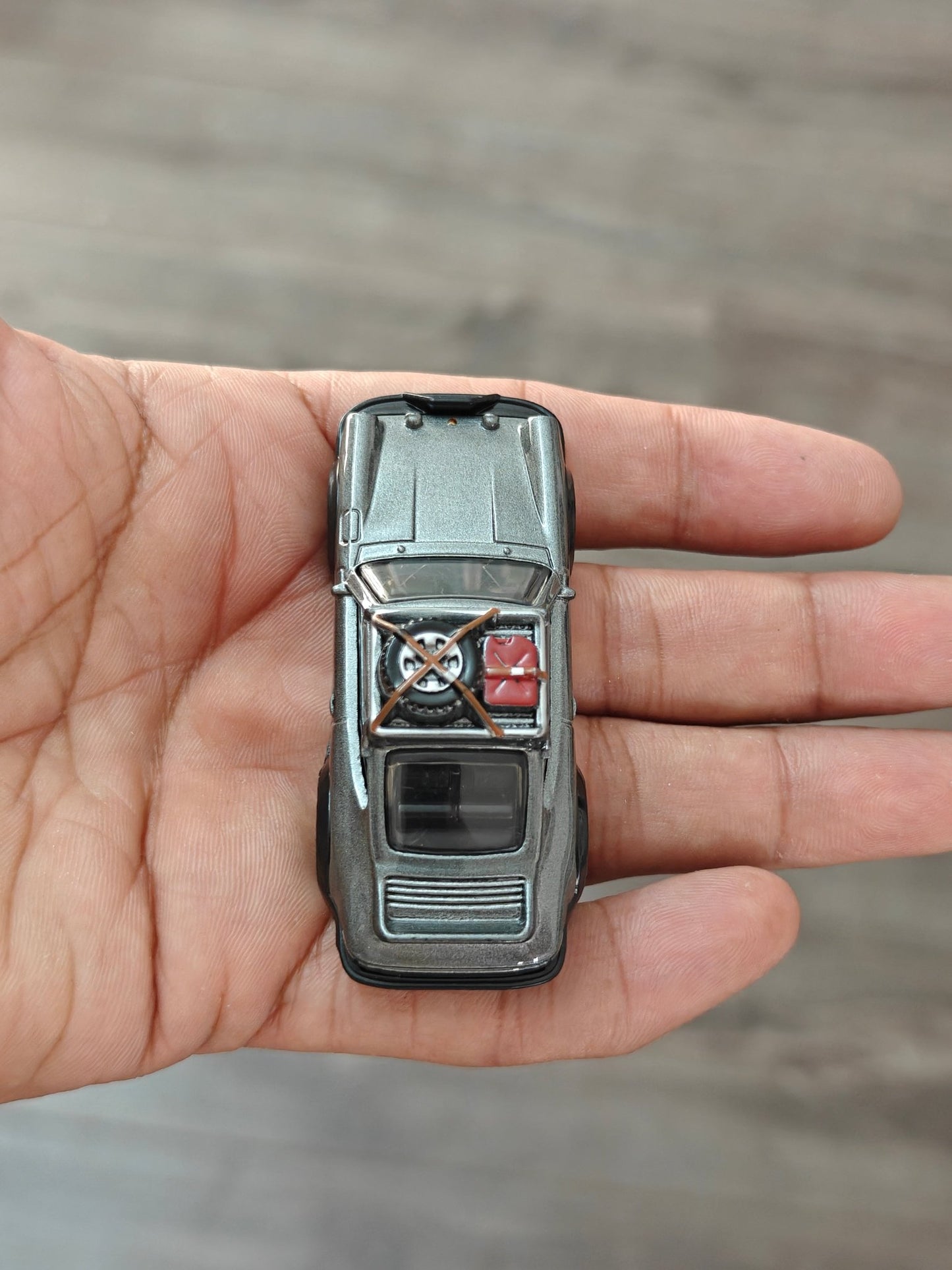 Matchbox 1985 Porsche 911 Rally - Grey (Uncarded) - Kinder Logs