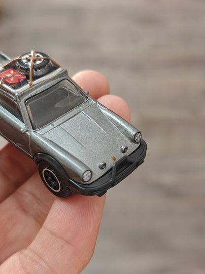 Matchbox 1985 Porsche 911 Rally - Grey (Uncarded) - Kinder Logs