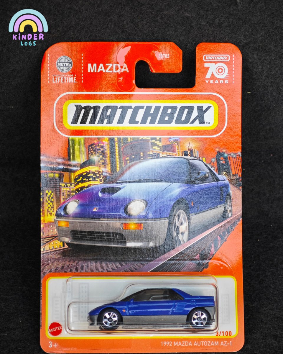 Matchbox 1992 Mazda Autozam AZ - 1 - Kinder Logs