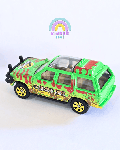 Matchbox 1993 Ford Explorer (Dirty) - Jurassic World Rebirth (Uncarded - New) - Kinder Logs