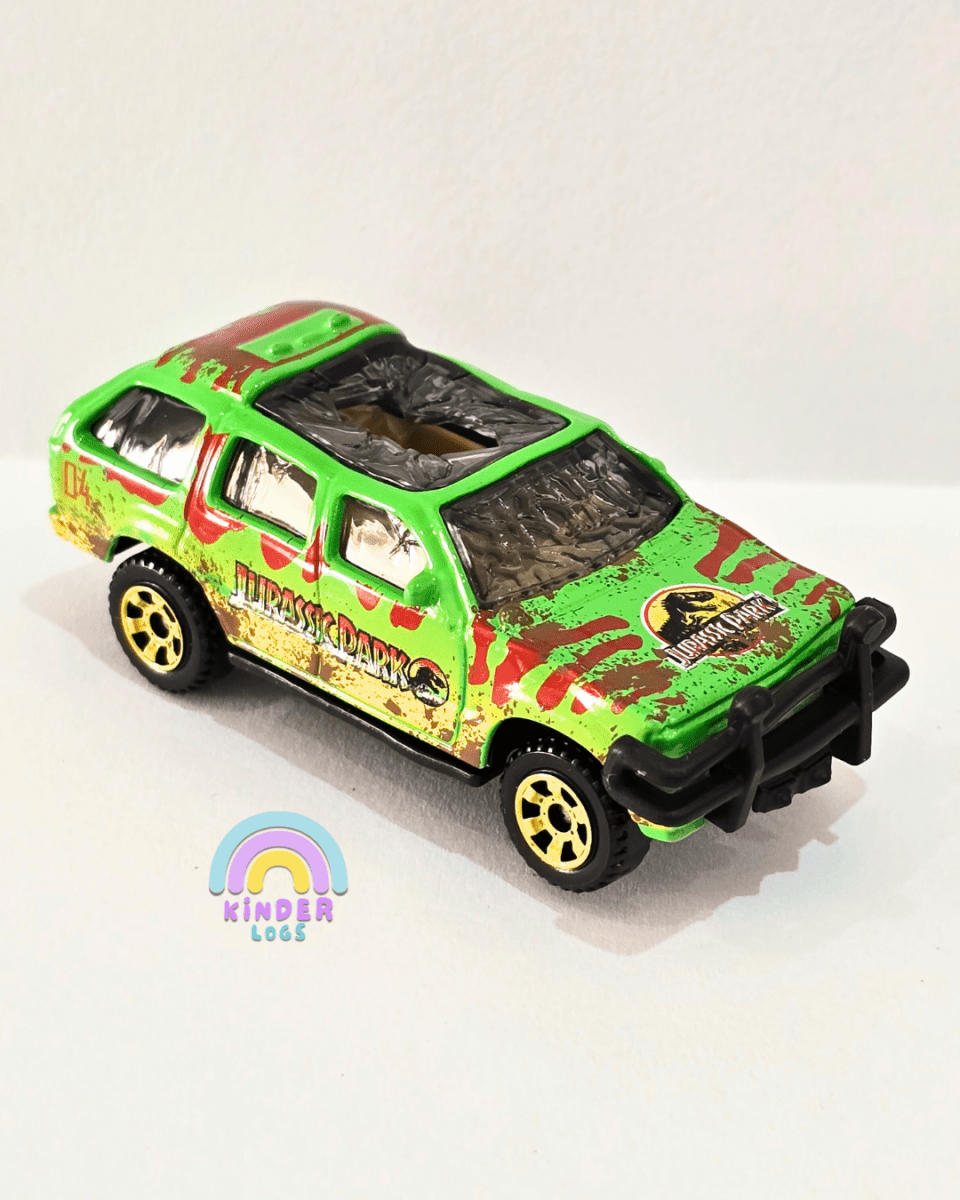 Matchbox 1993 Ford Explorer - Jurassic Park (Uncarded) - Kinder Logs