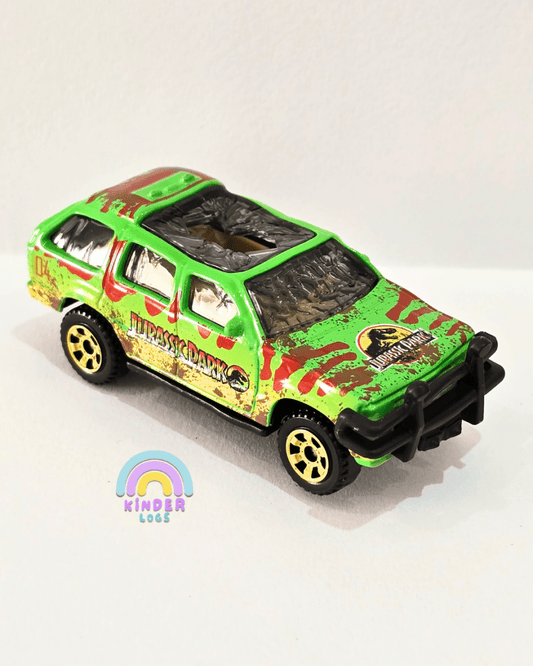 Matchbox 1993 Ford Explorer - Jurassic Park (Uncarded) - Kinder Logs