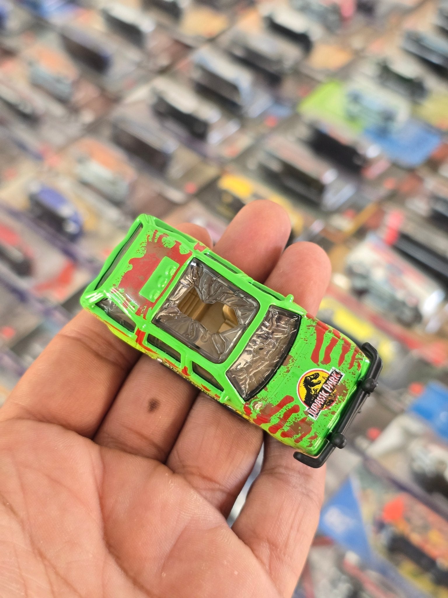 Matchbox 1993 Ford Explorer - Jurassic Park (Uncarded) - Kinder Logs