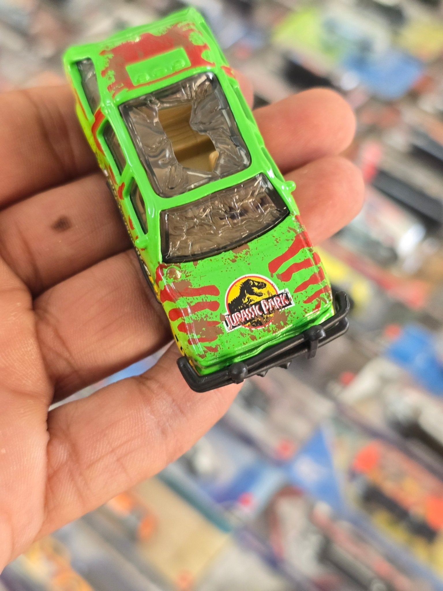 Matchbox 1993 Ford Explorer - Jurassic Park (Uncarded) - Kinder Logs