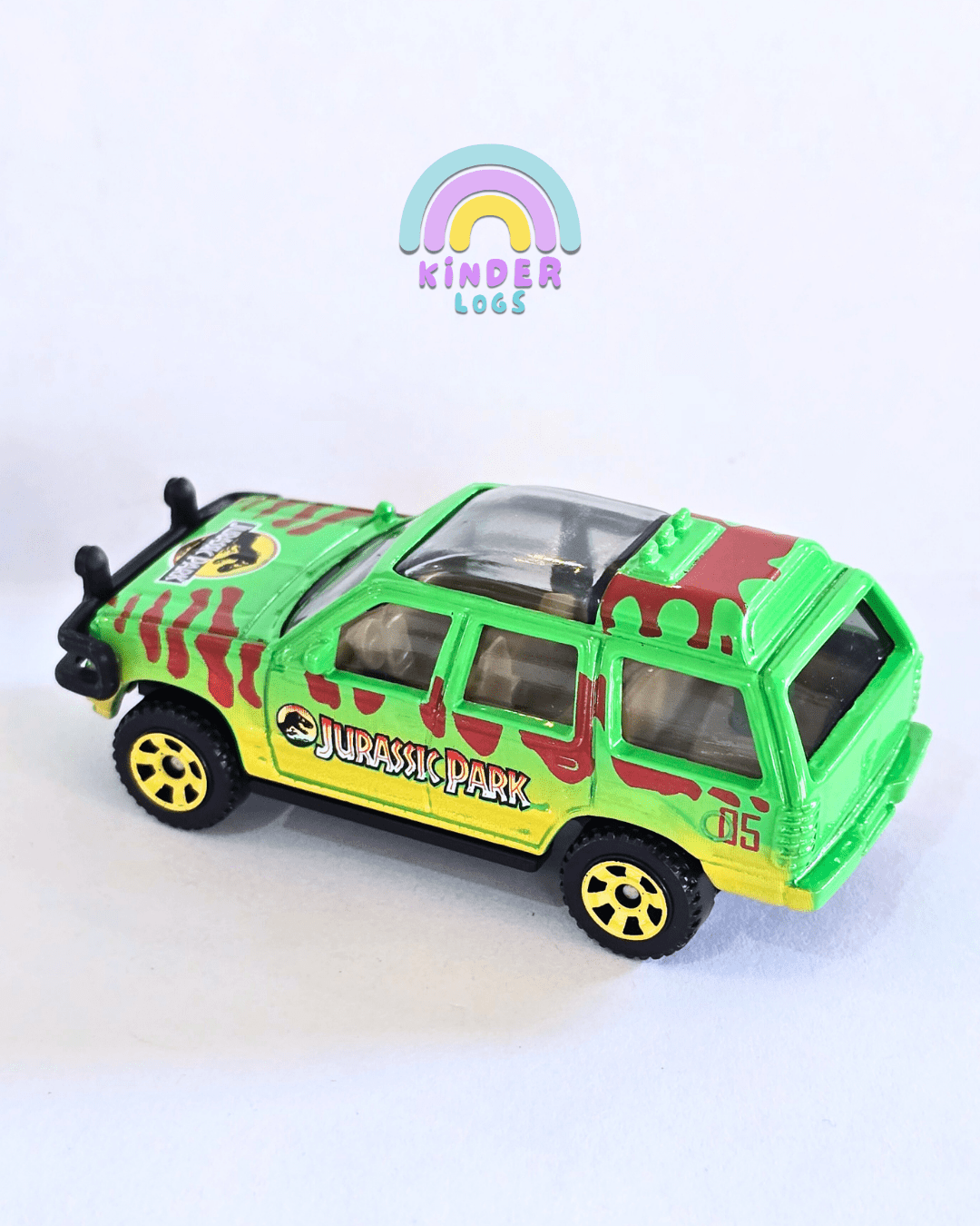 Matchbox 1993 Ford Explorer - Jurassic World Rebirth (Uncarded - New) - Kinder Logs