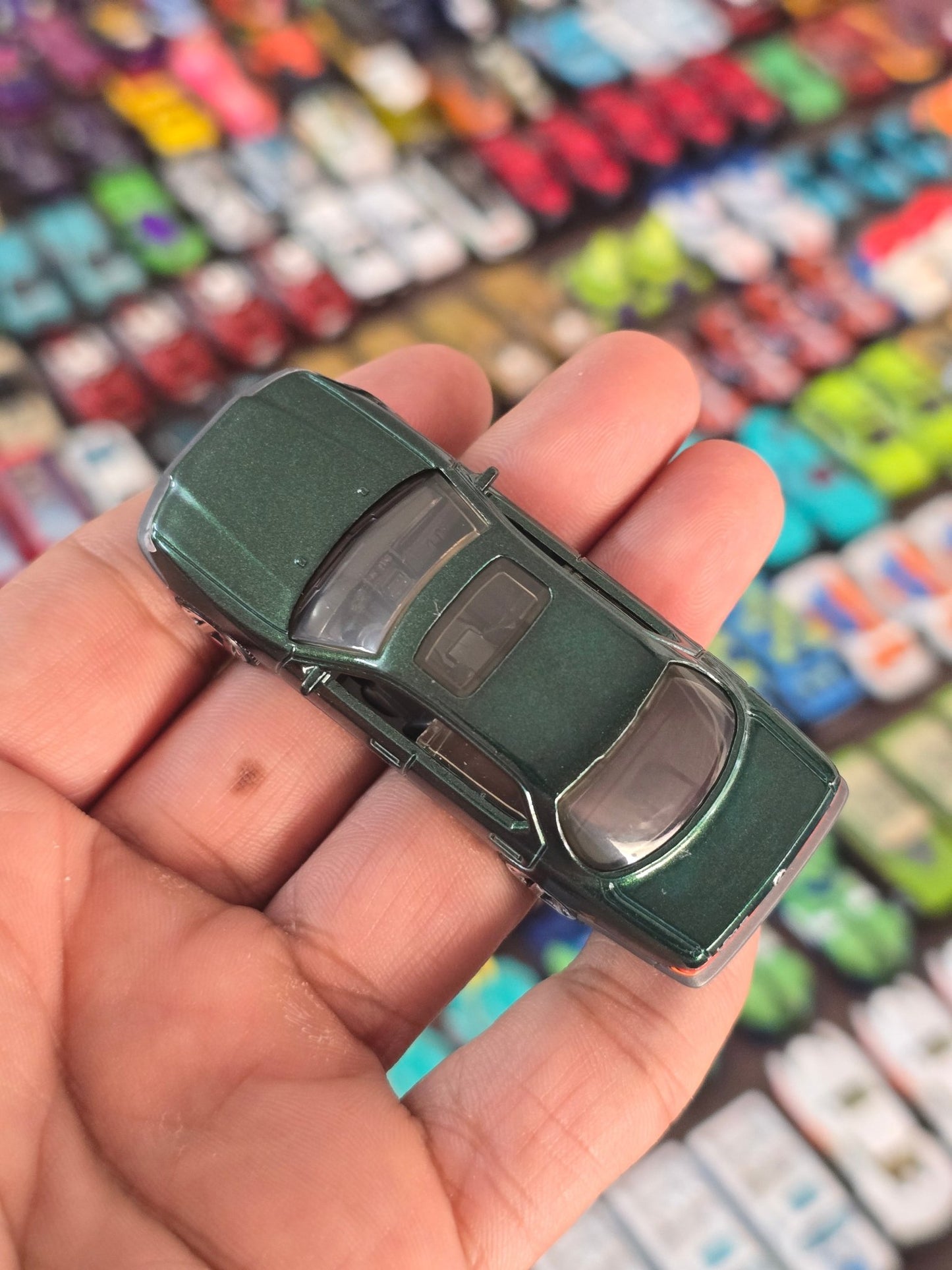 Matchbox 1994 Lexus LS400 - Dark Green (Uncarded - New) - Kinder Logs
