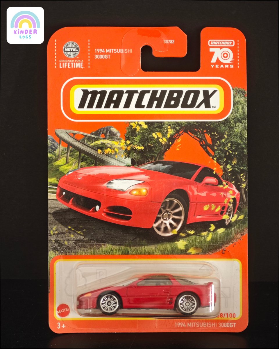 Matchbox 1994 Mitsubishi 3000GT - 70 Special Edition - Kinder Logs