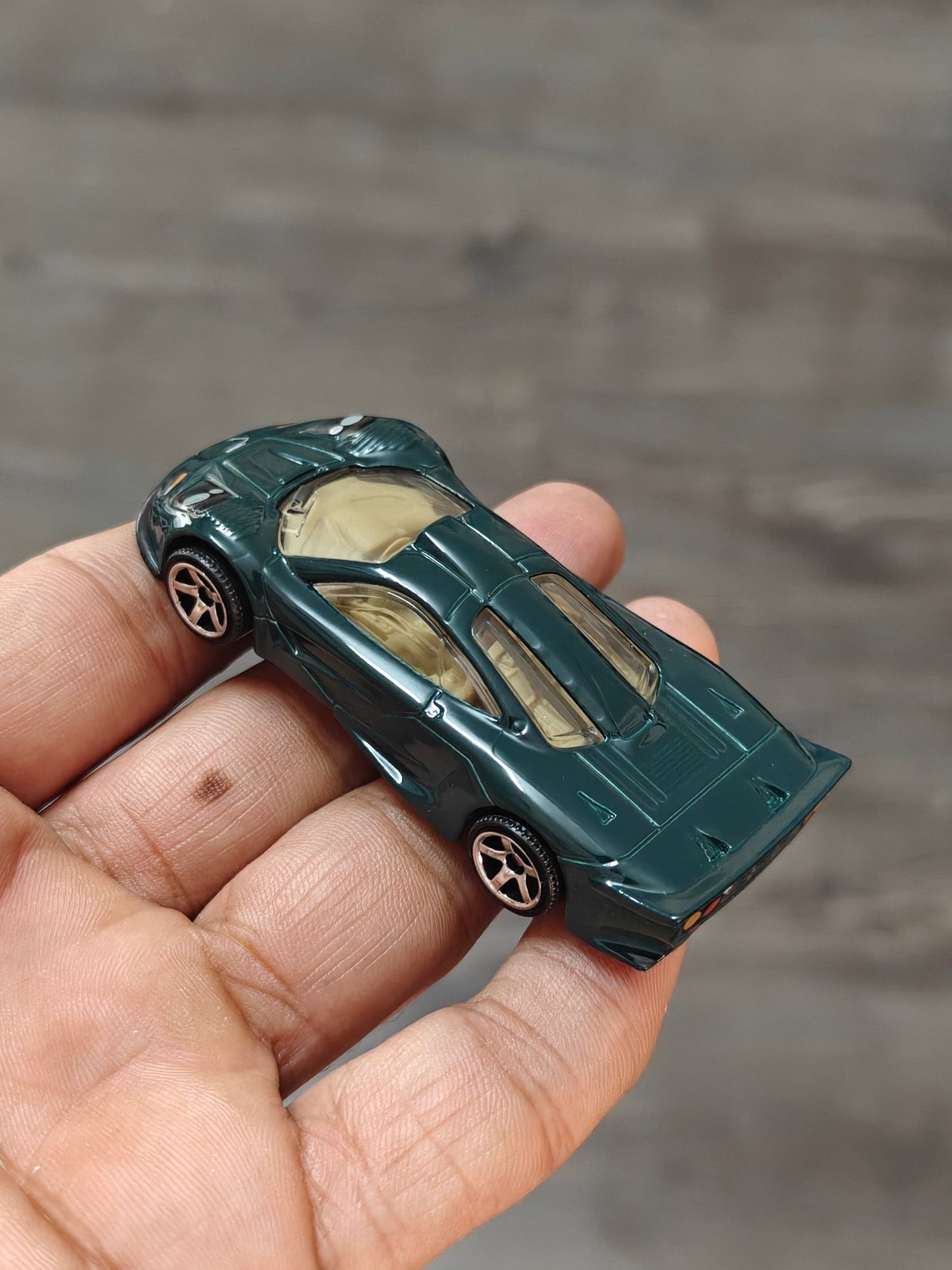 Matchbox 1997 McLaren F1 GT - Dark Green (Uncarded - New) - Kinder Logs