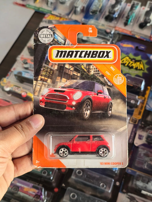 Matchbox 2003 Mini Cooper S - Kinder Logs