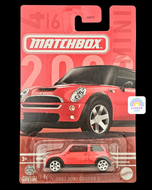 Matchbox 2003 Mini Cooper S (4/6) - Kinder Logs
