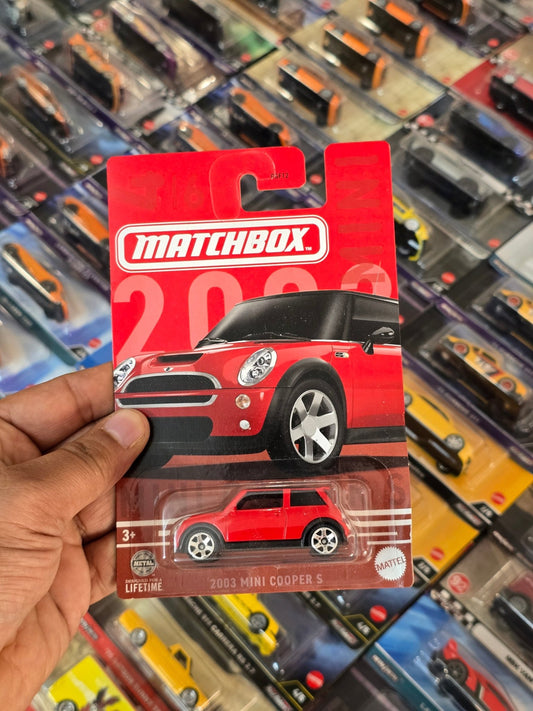 Matchbox 2003 Mini Cooper S (Imported) - Kinder Logs