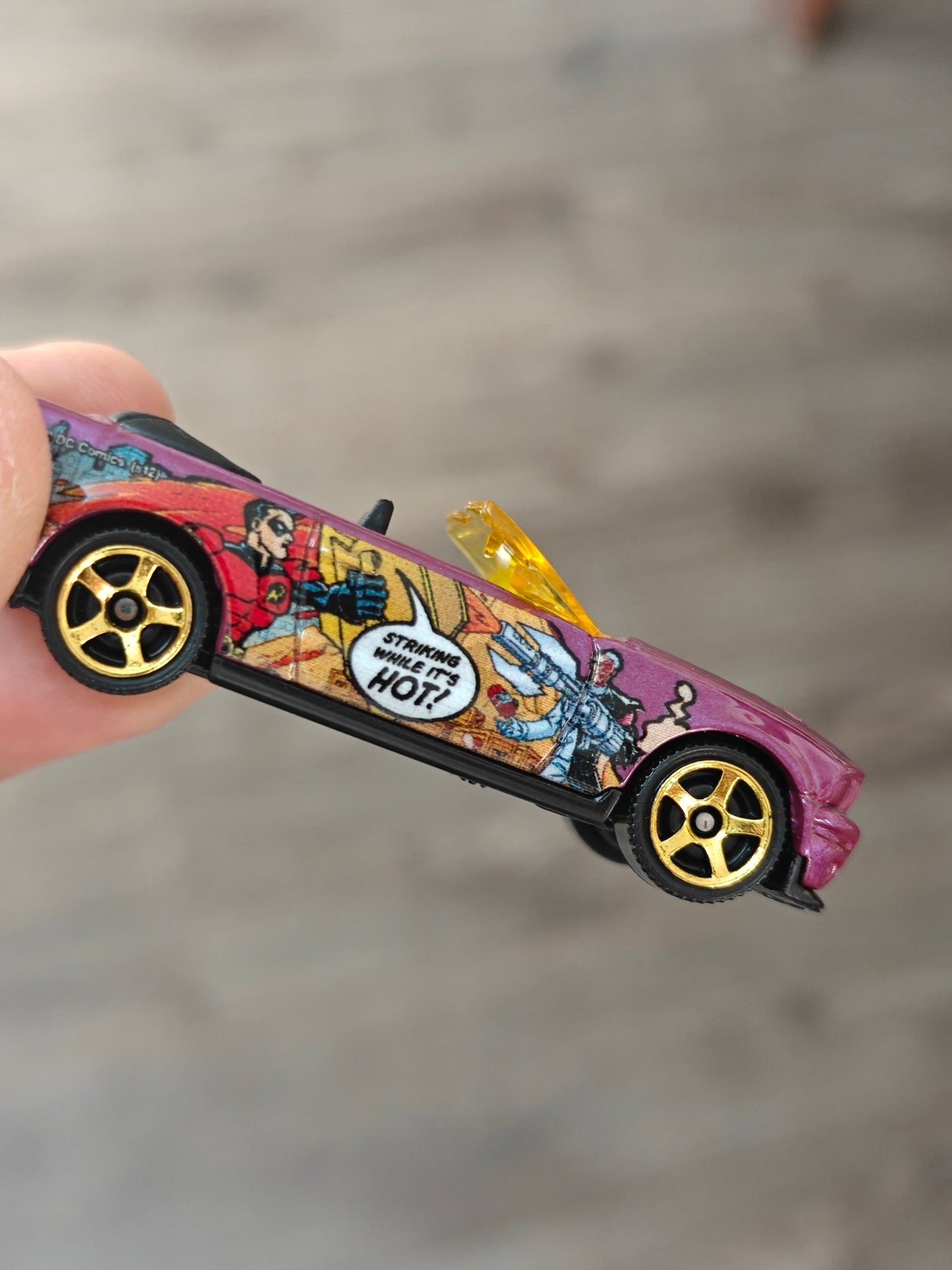 Matchbox 2007 Shelby GT500 Convertible - Purple (Uncarded - New) - Kinder Logs