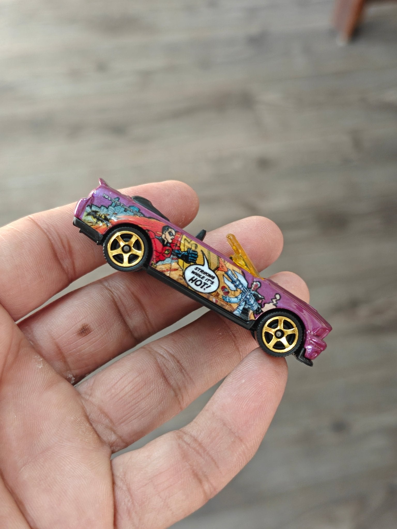 Matchbox 2007 Shelby GT500 Convertible - Purple (Uncarded - New) - Kinder Logs